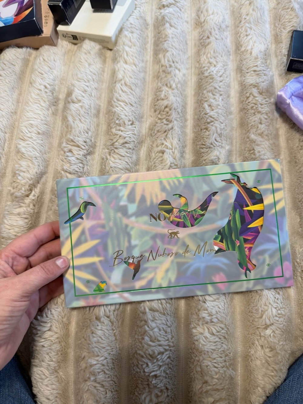 Nomad Holographic Tropical Birds Eyeshadow Palette - Multicolor